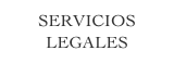 SERVICIOS LEGALES