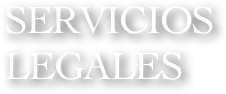 SERVICIOS LEGALES